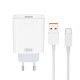 МЗП XO L164(EU) 120W Fast Charger for Xiaomi TYPE-C cable (Factory Cable) білий mag-6975837583788140467
