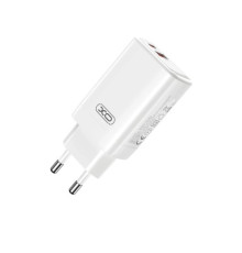 МЗП XO CE17 (EU)65W gallium nitride fast charging (1USB-C 65W/1USB-A18W) Білий mag-692068084934560140
