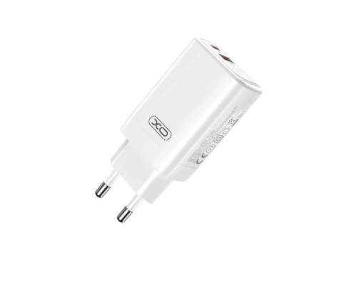 МЗП XO CE17 (EU)65W gallium nitride fast charging (1USB-C 65W/1USB-A18W) Білий mag-692068084934560140