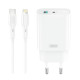 МЗП XO CE29 20W 1USB-A+1USB-C Fast Charger with Lightning cable (NB-Q231A) Білий mag-692068085899660187