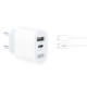 МЗП XO L97 A+C dual port Home charger with Type-c cable Білий mag-692068082951457206