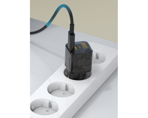 МЗП XO CE05(EU) PD30W+QC3.0 18W fast charger with Lightning cable Коричневий mag-692068083268219258