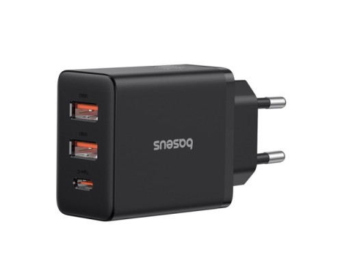 МЗП Baseus Cube Fast Charger 2U+C 30W EU Cluster Black P10111402113-00 mag-6932172651138128962