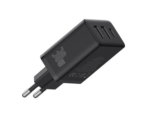 МЗП Baseus Cube Fast Charger 2U+C 30W EU Cluster Black P10111402113-00 mag-6932172651138128962