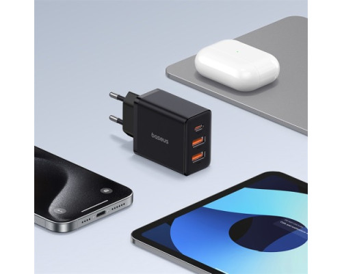 МЗП Baseus Cube Fast Charger 2U+C 30W EU Cluster Black P10111402113-00 mag-6932172651138128962