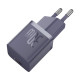МЗП Baseus GaN5 Fast Charger(mini) 1C 30W EU Cable Type-C to Type-C 1m Purple P10110902523-00 mag-6932172654436135319