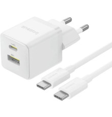 МЗП Baseus Palm Fast Charger C+U 30W + Cable Type-C to Type-C White P1011160A213-01 mag-6932172677336135340