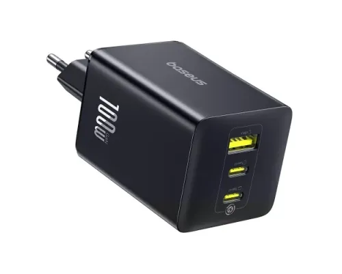 МЗП Baseus EnerFill FE11 Fast Charger 2C+U 100W EU Black P10182102123-00 mag-6932172690632147489