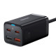 МЗП Baseus GaN3 Pro Desktop Fast Charger 2C+2U 65W EU Cable Type-CtoType-C 100W 1m Black CCGP040101 mag-6932172600334130561