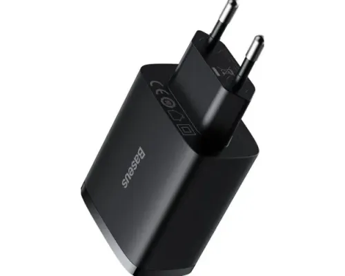 МЗП Baseus Compact Charger 3-USB 17W EU Black CCXJ020101 mag-6932172606961145674