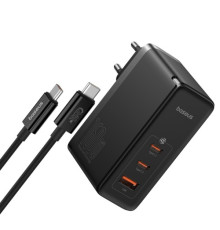 МЗП Baseus GaN5 Pro 2C+U 160W Cable Type-C to Type-C 240W(48V/5A) Black P10110825113-00 mag-6932172635046132566