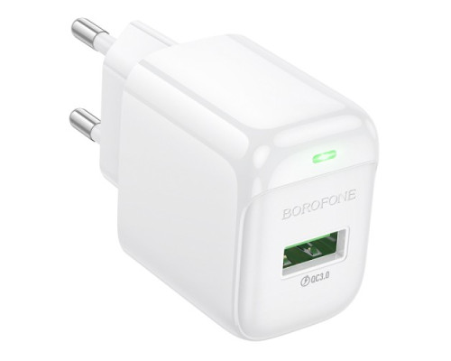 МЗП BOROFONE BAS42A Potential single-port 18W QC3.0 білий mag-6941991113789137614