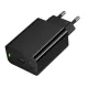 МЗП HOCO CS93A Leader single port PD20W charger(EU) Black mag-6942007671064153045