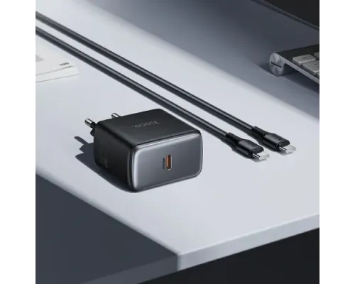 МЗП HOCO C159A Upgrade single-port PD65W charger set C to C Black mag-6942007671996154067