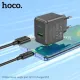 МЗП HOCO CS12A Ocean single port QC3.0 charger Black mag-6942007603683153245