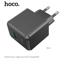 МЗП HOCO CS12A Ocean single port QC3.0 charger Black mag-6942007603683153245