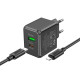 МЗП HOCO CS14A Ocean PD20W+QC3.0 charger set(C to iP) Black mag-6942007603904142597