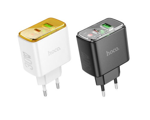 МЗП HOCO CS42A Smart PD30W+QC3.0 charger Black mag-6942007620765143485