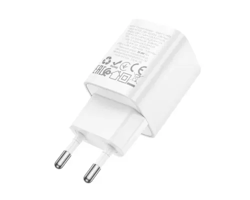 МЗП HOCO C149A Charm PD30W+QC3.0 charger White mag-6942007630337152120