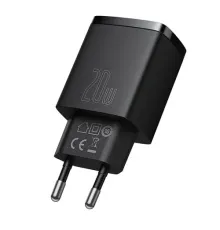 МЗП Baseus Compact Quick Charger U+C 20W EU Black CCXJ-B01 mag-6953156207233147502