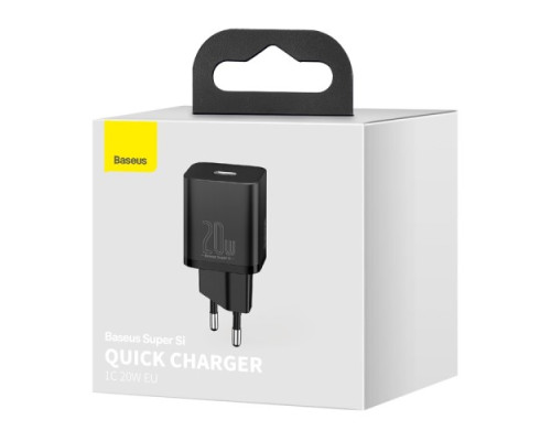 МЗП Baseus Super Si Quick Charger 1C 20W EU Black CCSUP-B01 mag-695315622999056202