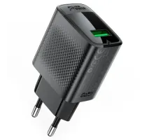 МЗП ACEFAST A90 QC18W GaN single (USB-A) charger Black mag-6974316283249153276