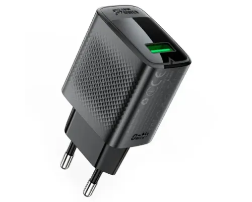 МЗП ACEFAST A90 QC18W GaN single (USB-A) charger Black mag-6974316283249153276
