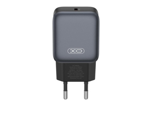 МЗП XO L155(EU) PD30W 1USB-C fast charger Чорний mag-6975837582286140446
