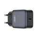 МЗП XO L155(EU) PD30W 1USB-C fast charger Чорний mag-6975837582286140446