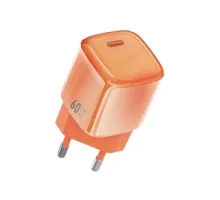 МЗП WiWU Wi-G037 Jelly 60W AVS GaN Fast Charger Orange mag-6979107510719153673