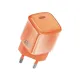 МЗП WiWU Wi-G037 Jelly 60W AVS GaN Fast Charger Orange mag-6979107510719153673
