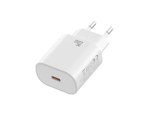 МЗП XO CE25 PD25W USB-C Fast Charger Type-C cable Білий mag-692068085614560166