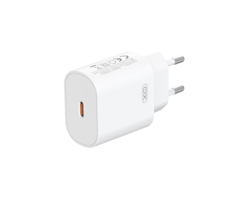 МЗП XO CE25 PD25W USB-C Fast Charger Type-C cable Білий mag-692068085614560166