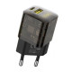 МЗП XO CE05(EU) PD30W+QC3.0 18W fast charger with Type-c cable Коричневий mag-692068083269919259