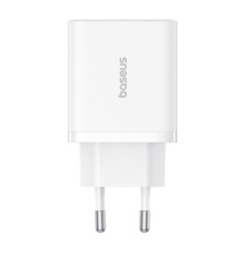 МЗП Baseus Cube Fast Charger 2U+C 30W EU Cluster White P10111402213-00 mag-6932172651145128963
