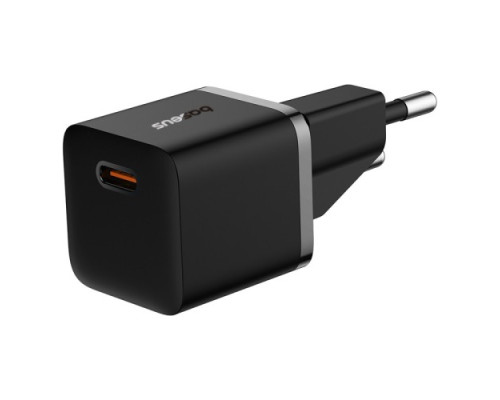 МЗП Baseus GaN5 Fast Charger(mini) 1C 20W Cable Type-C to Type-C 1m Black P10110900113-00 mag-6932172654504135320