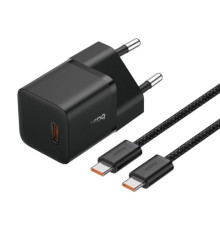 МЗП Baseus GaN5 Fast Charger(mini) 1C 20W Cable Type-C to Type-C 1m Black P10110900113-00 mag-6932172654504135320