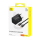 МЗП Baseus GaN5 Fast Charger(mini) 1C 20W Cable Type-C to Type-C 1m Black P10110900113-00 mag-6932172654504135320