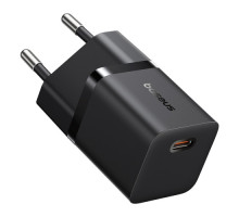 МЗП Baseus GaN5 Fast Charger (mini) 1C 25W EU Cable Type-C to Type-C 1m Black P10110909113-01 mag-693217265819960901