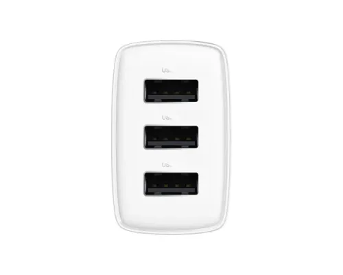 МЗП Baseus Compact Charger 3-USB 17W EU White CCXJ020102 mag-6932172606978145675