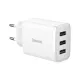 МЗП Baseus Compact Charger 3-USB 17W EU White CCXJ020102 mag-6932172606978145675