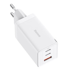 МЗП Baseus GaN5 Pro Fast Charger 2C+U 65W EU Cable Type-C to Type-C 1m White CCGP120202 mag-6932172617516128877