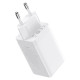 МЗП Baseus GaN5 Pro Fast Charger 2C+U 65W EU Cable Type-C to Type-C 1m White CCGP120202 mag-6932172617516128877