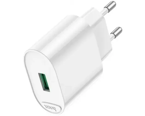 МЗП HOCO C109A Fighter single port charge 10.5W EU White mag-6942007656580153865
