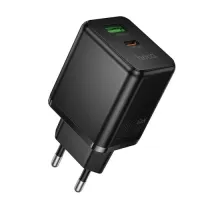 МЗП HOCO C157A Smart PD30W+QC3.0 multi-protocol charger(EU) Black mag-6942007663847152411
