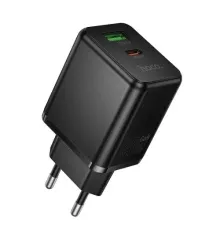 МЗП HOCO C157A Smart PD30W+QC3.0 multi-protocol charger(EU) Black mag-6942007663847152411