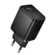 МЗП HOCO C157A Smart PD30W+QC3.0 multi-protocol charger(EU) Black mag-6942007663847152411
