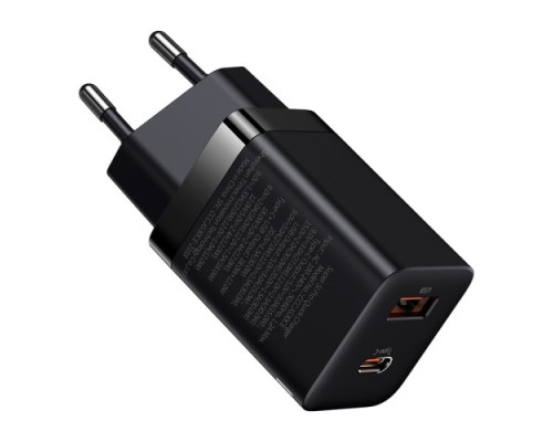 МЗП Baseus Super Si Pro Quick Charger C+U 30W EU Black CCSUPP-E01 mag-6953156206342129990