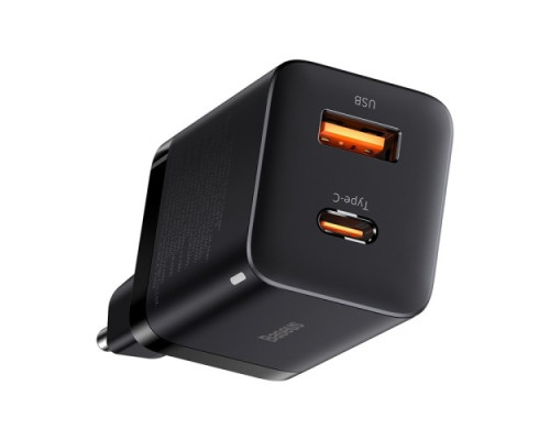 МЗП Baseus Super Si Pro Quick Charger C+U 30W EU Black CCSUPP-E01 mag-6953156206342129990
