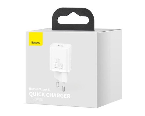 МЗП Baseus Super Si Quick Charger 1C 20W EU White CCSUP-B02 mag-695315623000256203